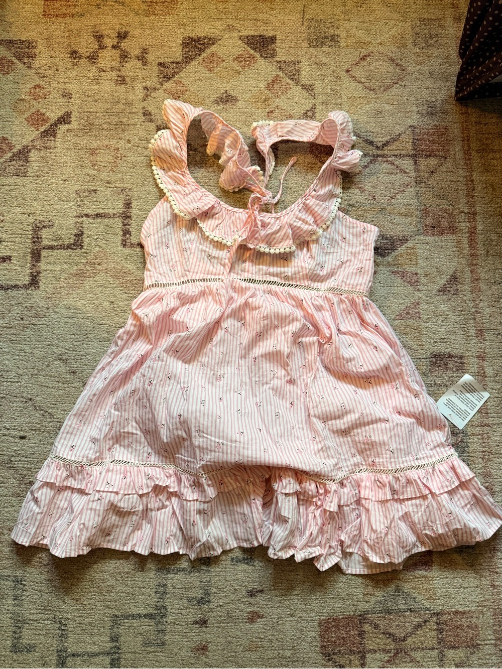 NWT ASOS Design Ruffle Mini Sundress - Picture 4 of 6